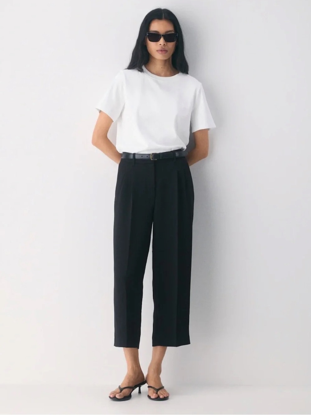 Babaton Wilfred The Effortless Pant Crop in Crepette